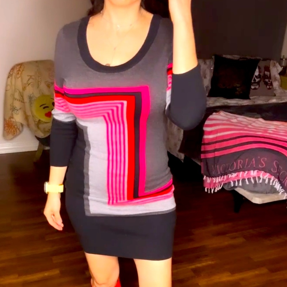 Multicolor Sweater dress - Picture 2 of 4